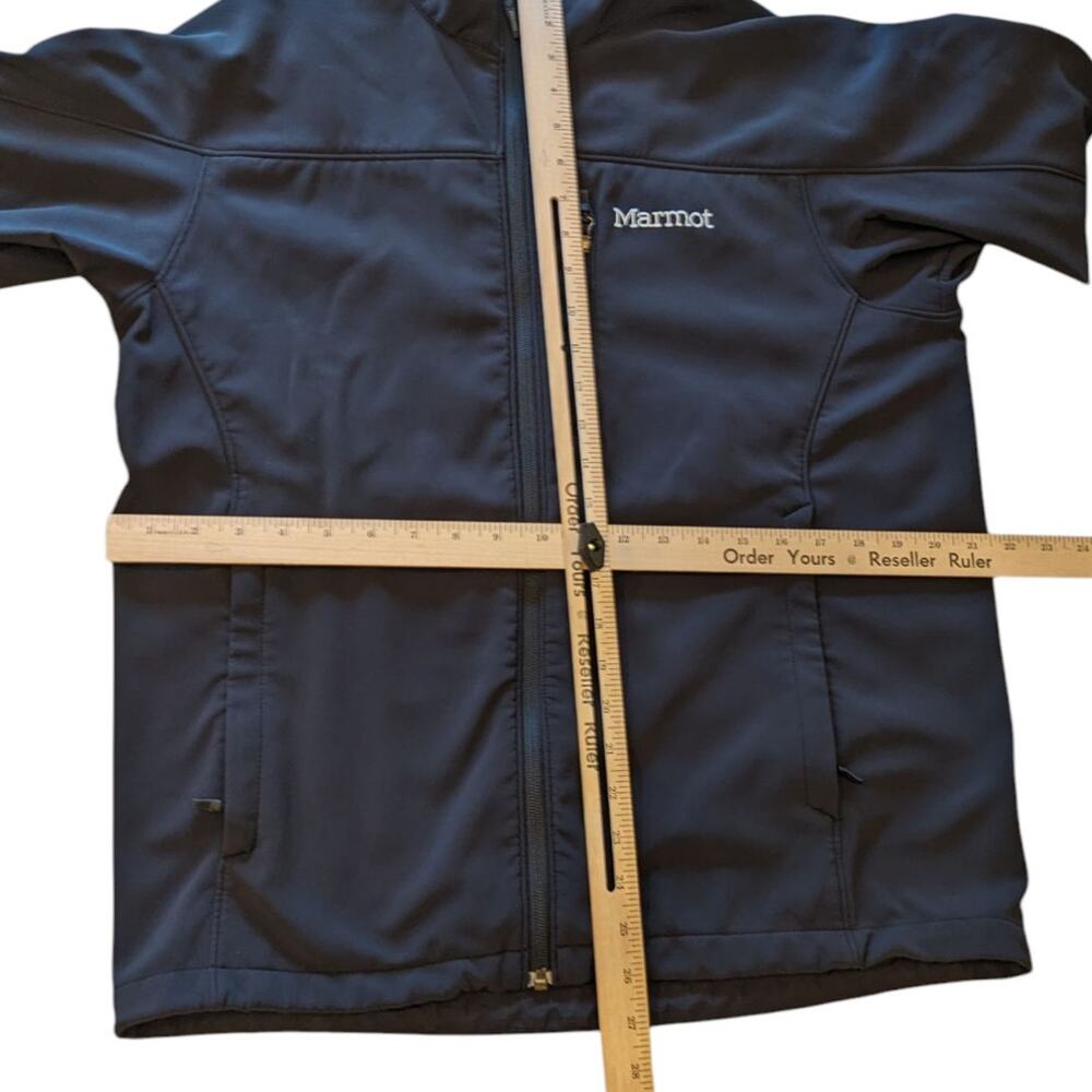 Marmot Softshell Jacket Mens Medium Windproof Zip… - image 3